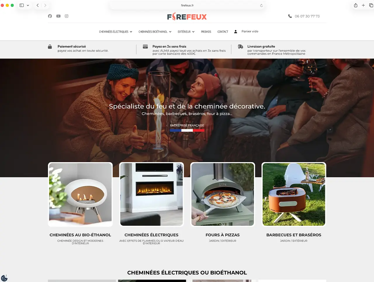 Réalisations de sites internet à Lyon, vitrine, e-commerce